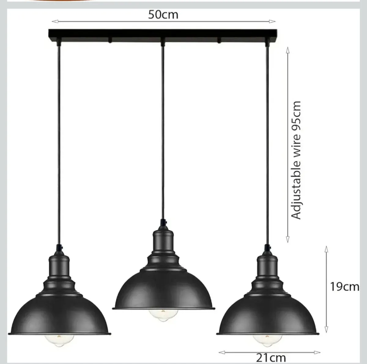 Kitchen ceiling light (used) - Image 2