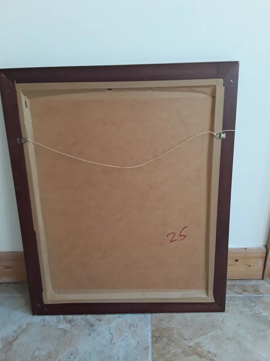 Lovely large picture titled the trespassers - Image 3