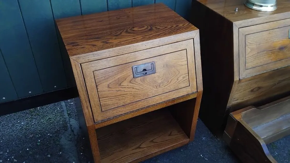 Bedroom Set - Vintage Cherry Wood - Image 1