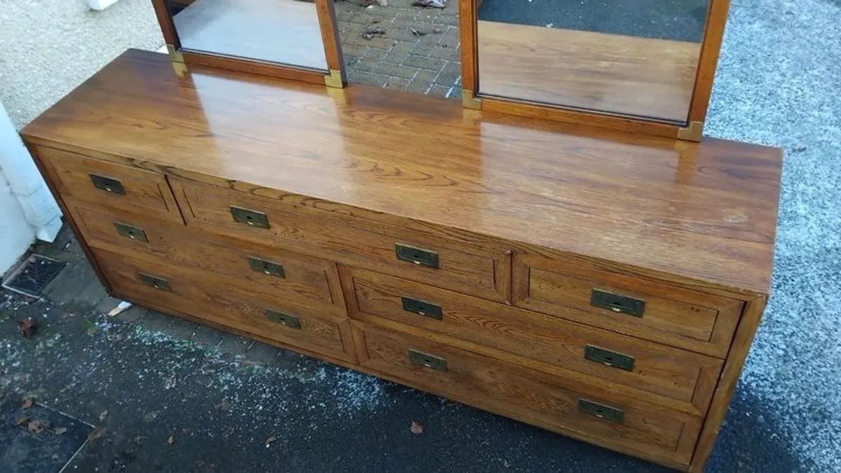 Bedroom Set - Vintage Cherry Wood - Image 2