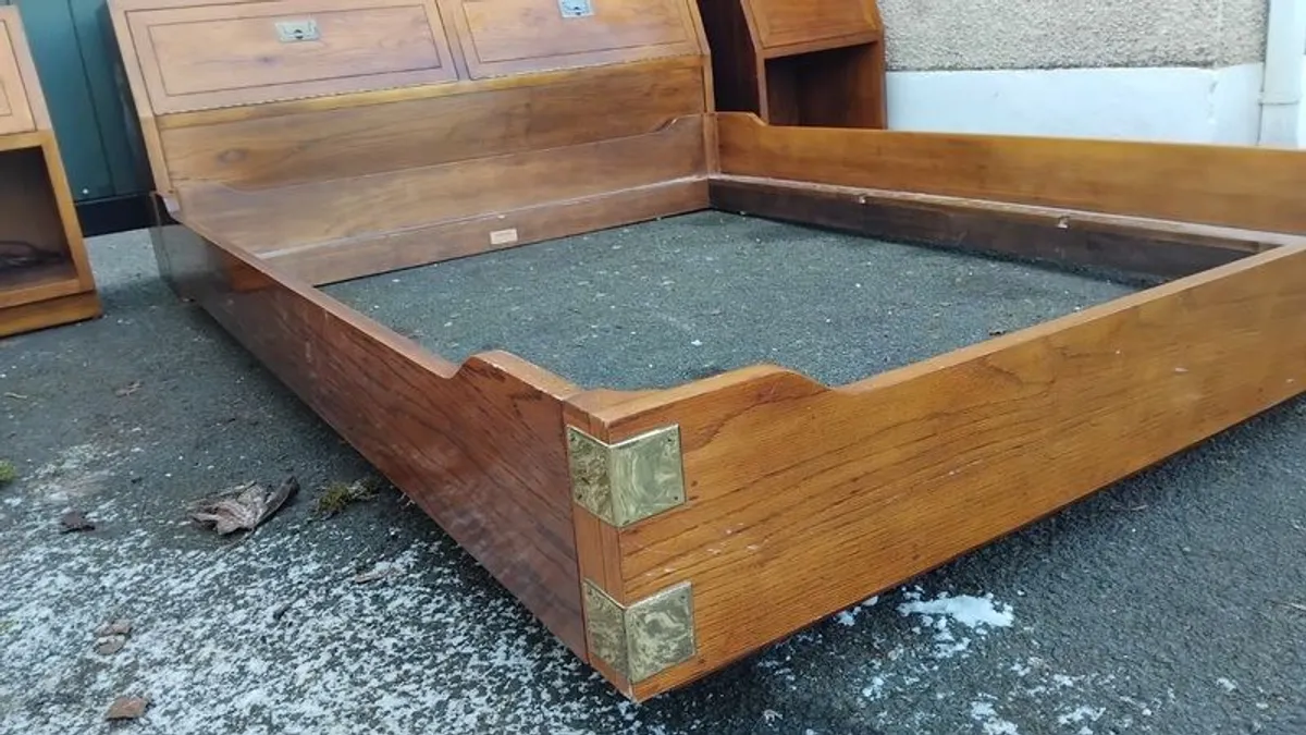 Bedroom Set - Vintage Cherry Wood - Image 3