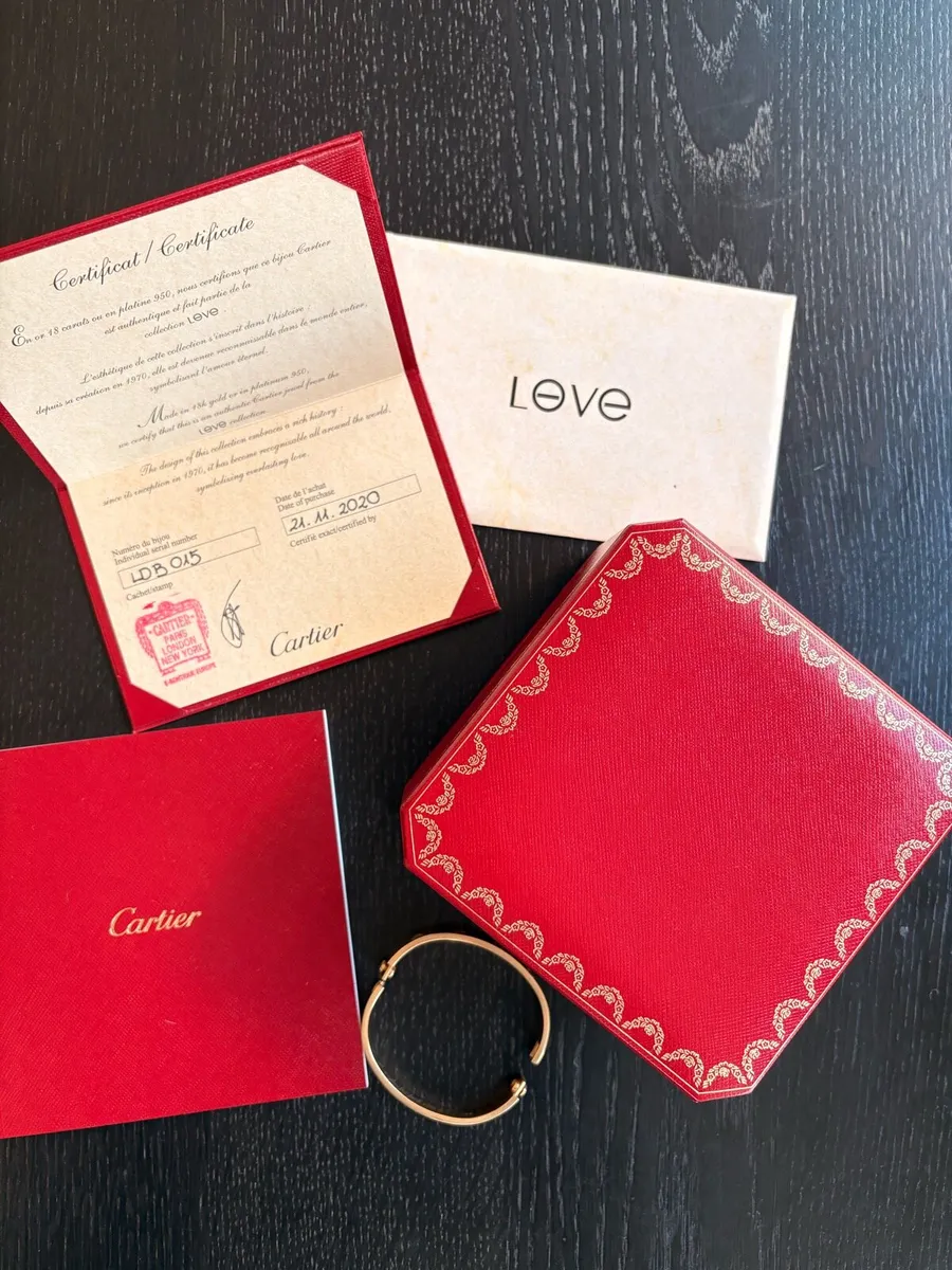 Cartier love bangle - 18ct gold - Image 3