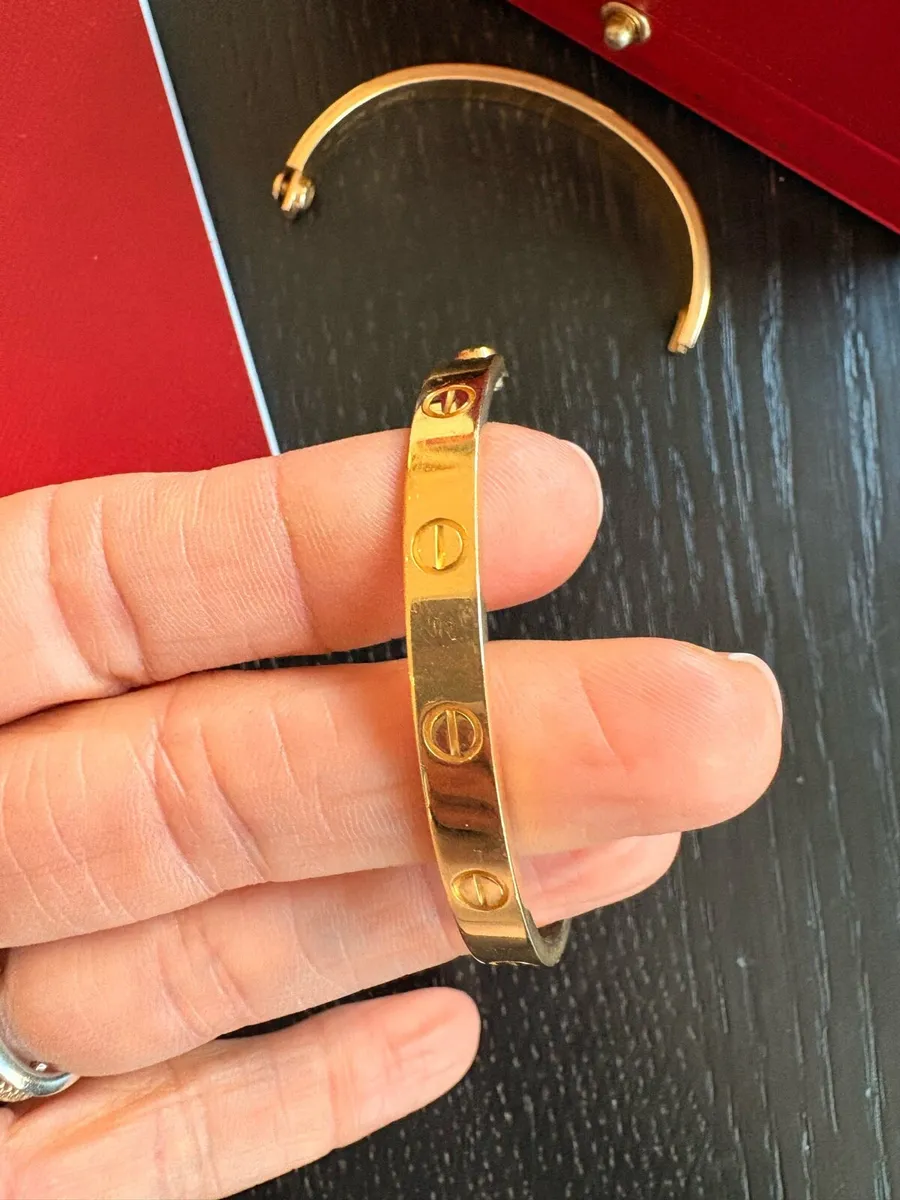 Cartier love bangle - 18ct gold - Image 4