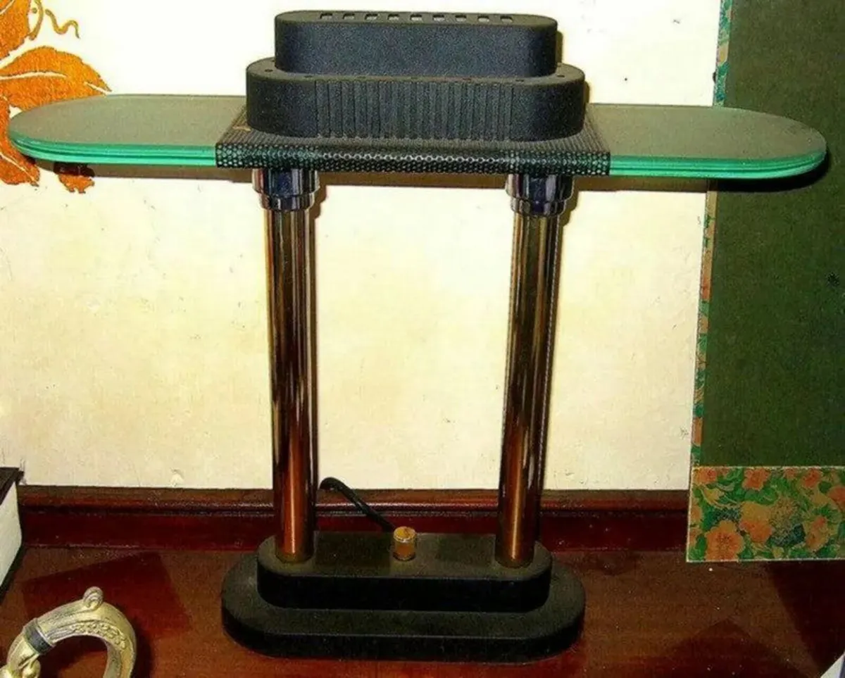Vintage Harrods Bankers Lamp With Dimmer - Image 3