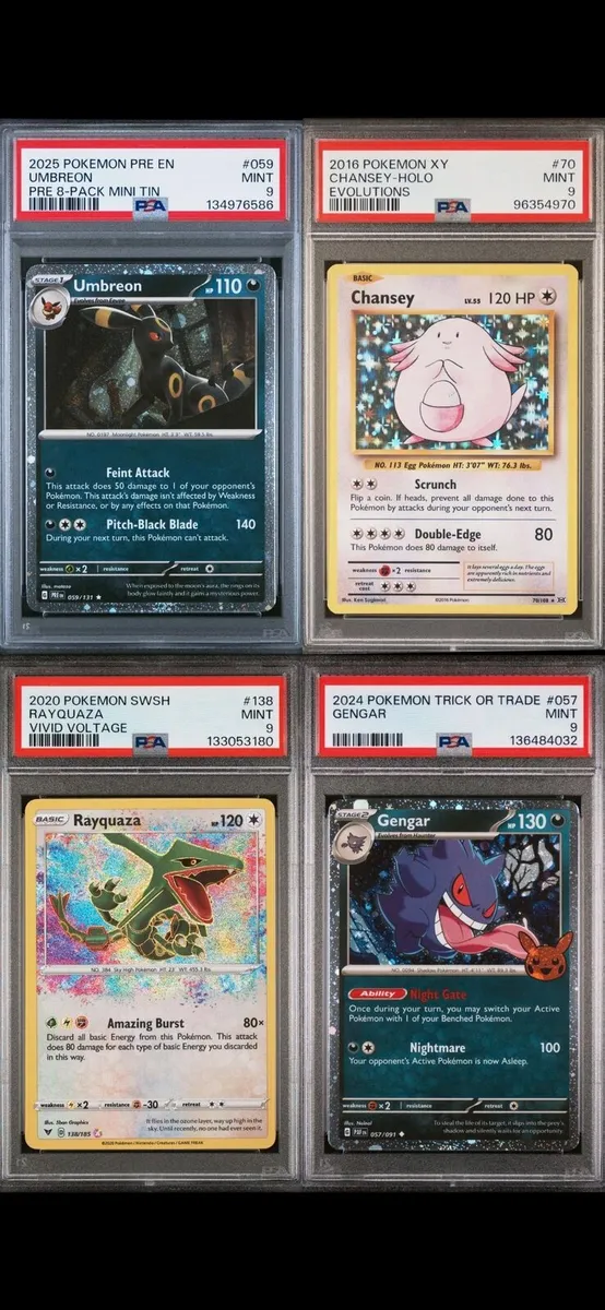 Pokemon Graded Cards PSA HOLO Espeon_sean - Image 1