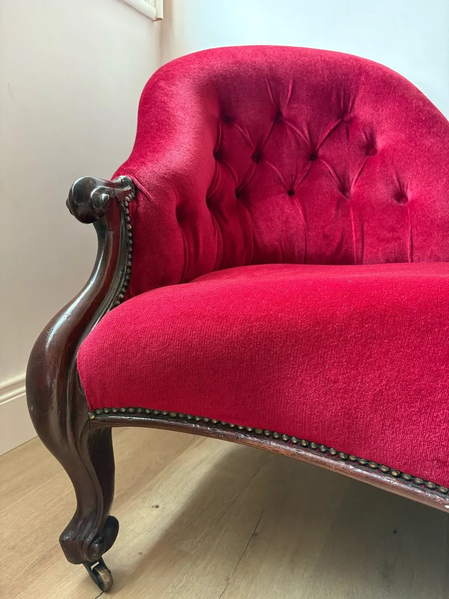 Beautiful Victorian Rosewood chaise lounge - Image 1