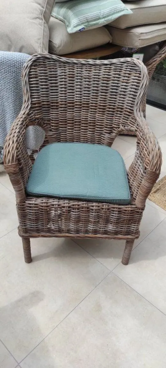 2x Wicker Armchair - Ikea - Image 2
