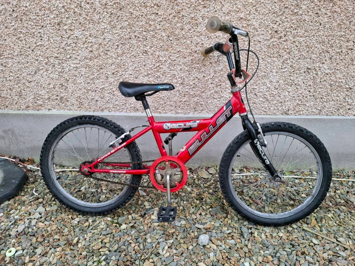 2 bikes for sale. 20 inch bmx & 12inch Spiderman - Image 1