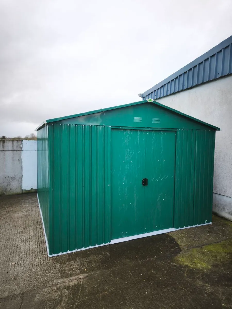 SALE 9ft x 10ft Steel Garden Storage Shed - Image 2