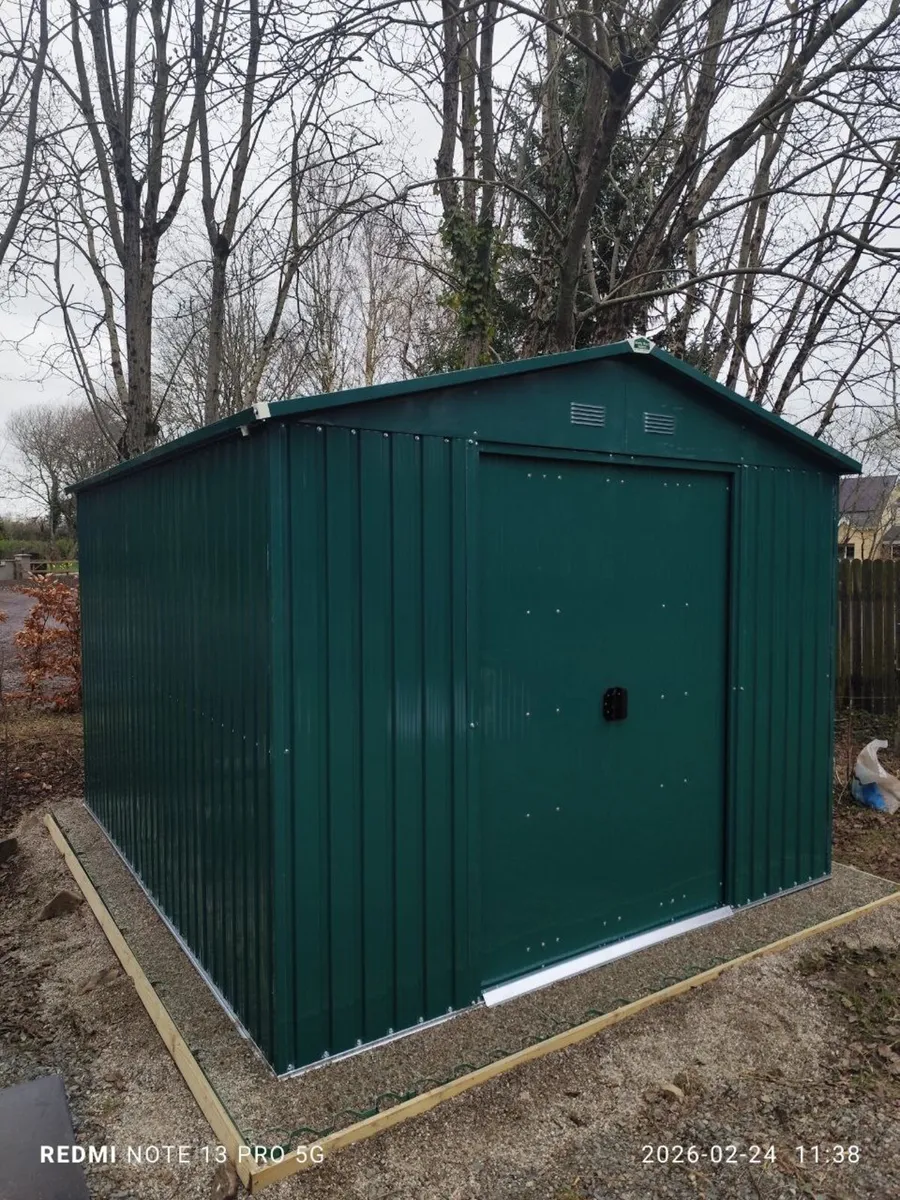 SALE 9ft x 10ft Steel Garden Storage Shed - Image 3