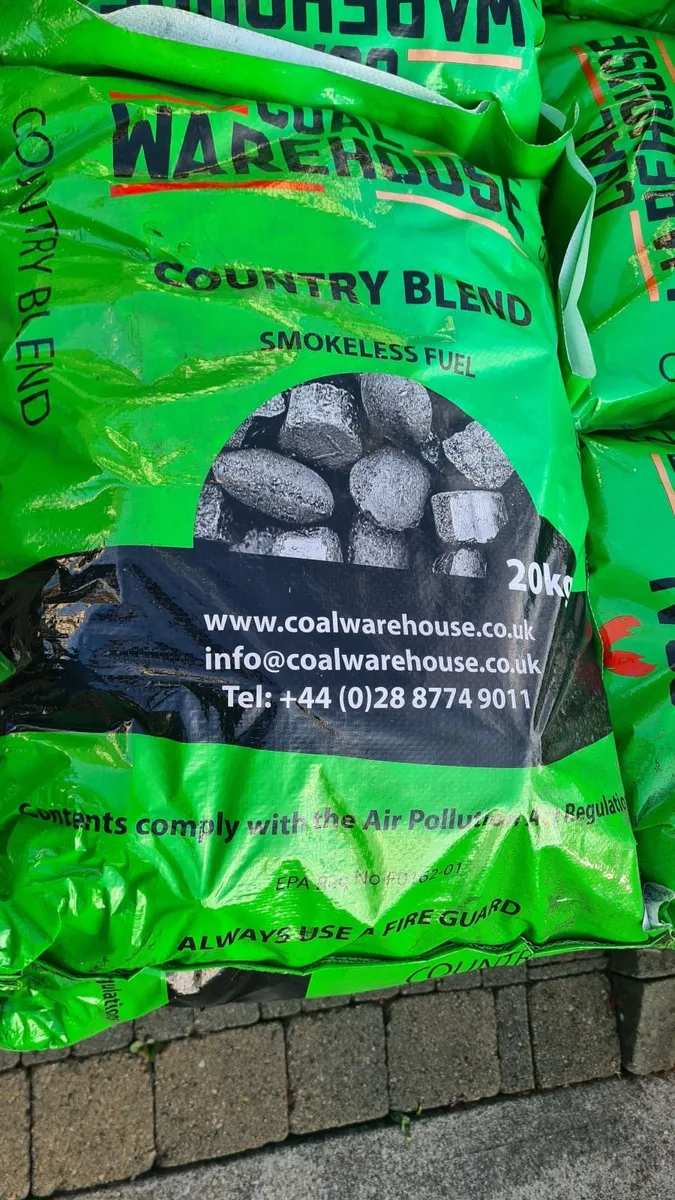 10 x 20kg coal = €135 - free delivery today - Image 2