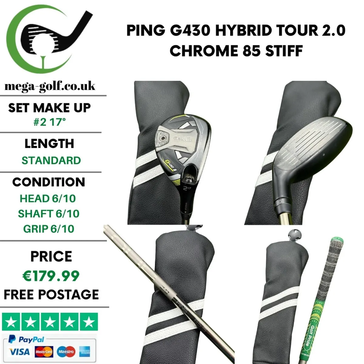 Ping G430 Hybrid / #2 17° / Stiff - Image 1