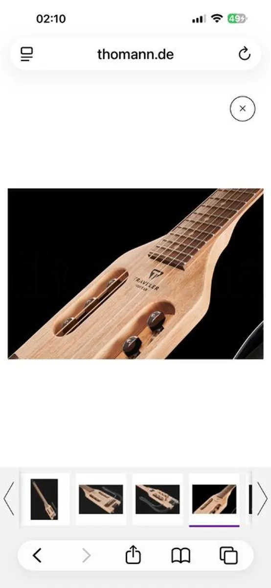 Reverse semiacoustic stylish guitar that turns heads - Image 3