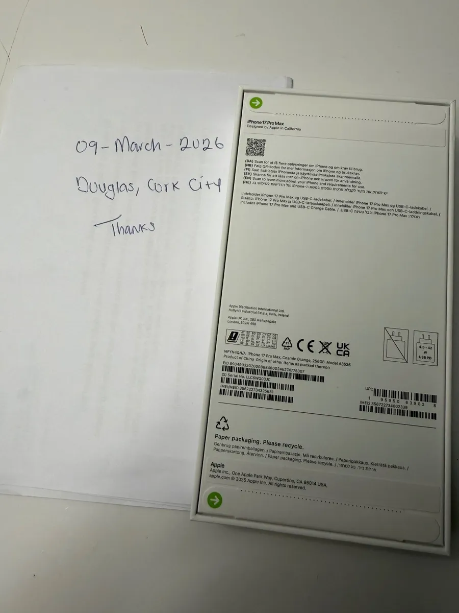 iPhone 17 Pro Max 256GB Cosmic Orange — Brand New - Image 4