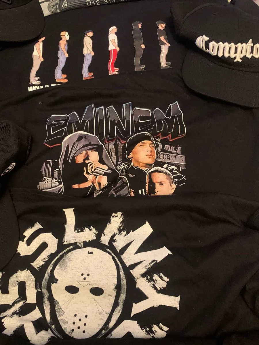 Eminem t shirts lager and xl hats - Image 2