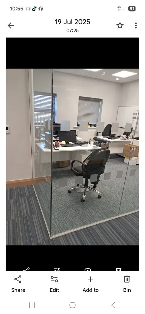 Office glass sections - Image 2