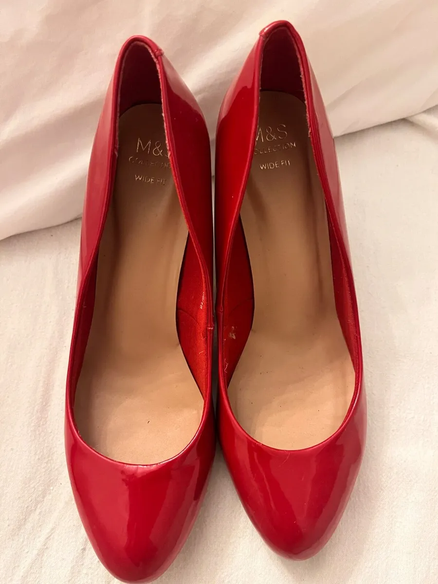 High heel M&S red 5 1/2 - Image 1