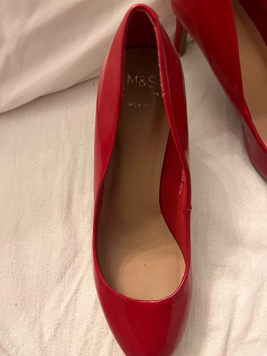 High heel M&S red 5 1/2 - Image 4