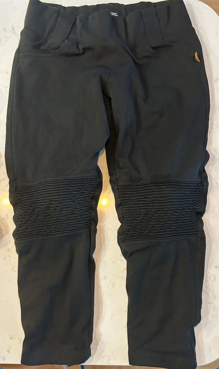 MotoGirl Trousers – Size UK16 - Image 1