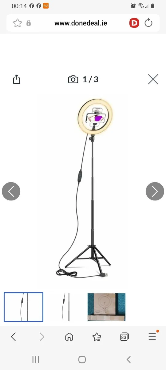 Camera and phone ring light New - Image 1