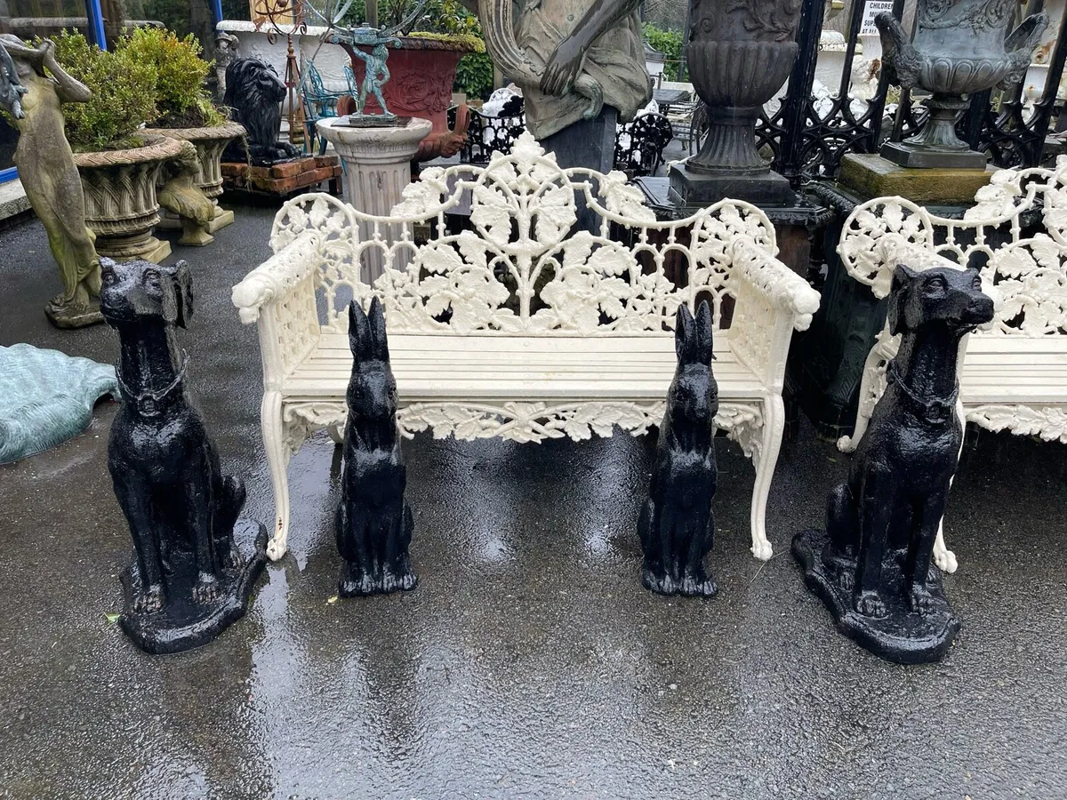 Cast iron garden bench - Image 2