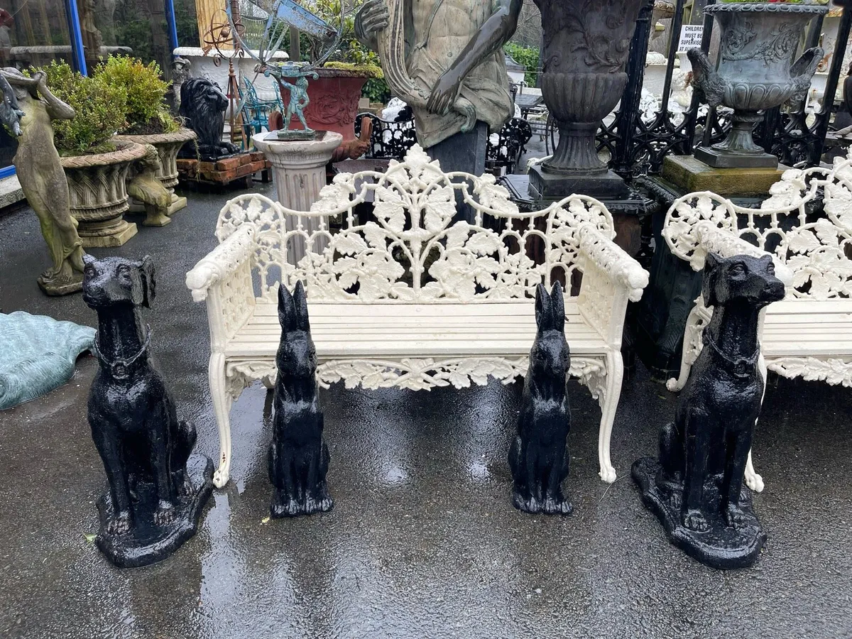 Cast iron garden bench - Image 3