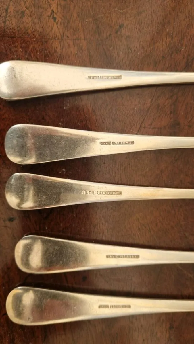 Antique Newbridge Silver Fork Set - Image 2