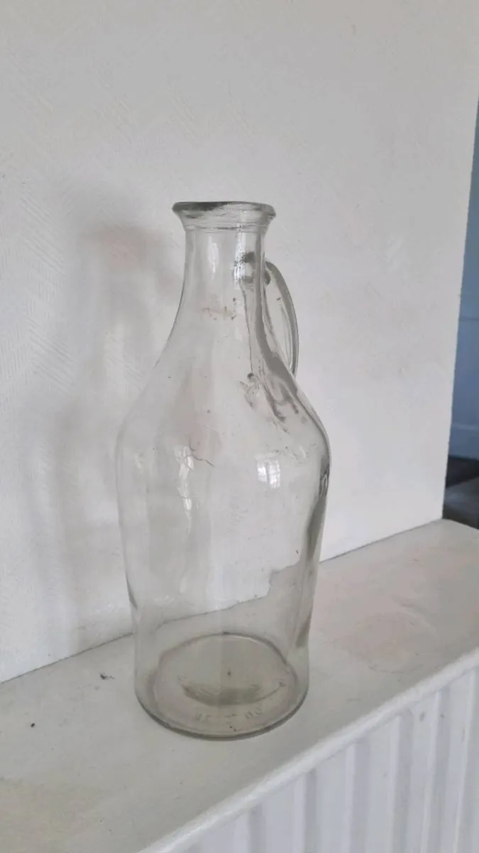 Vintage Glass Wine Jug - Image 3