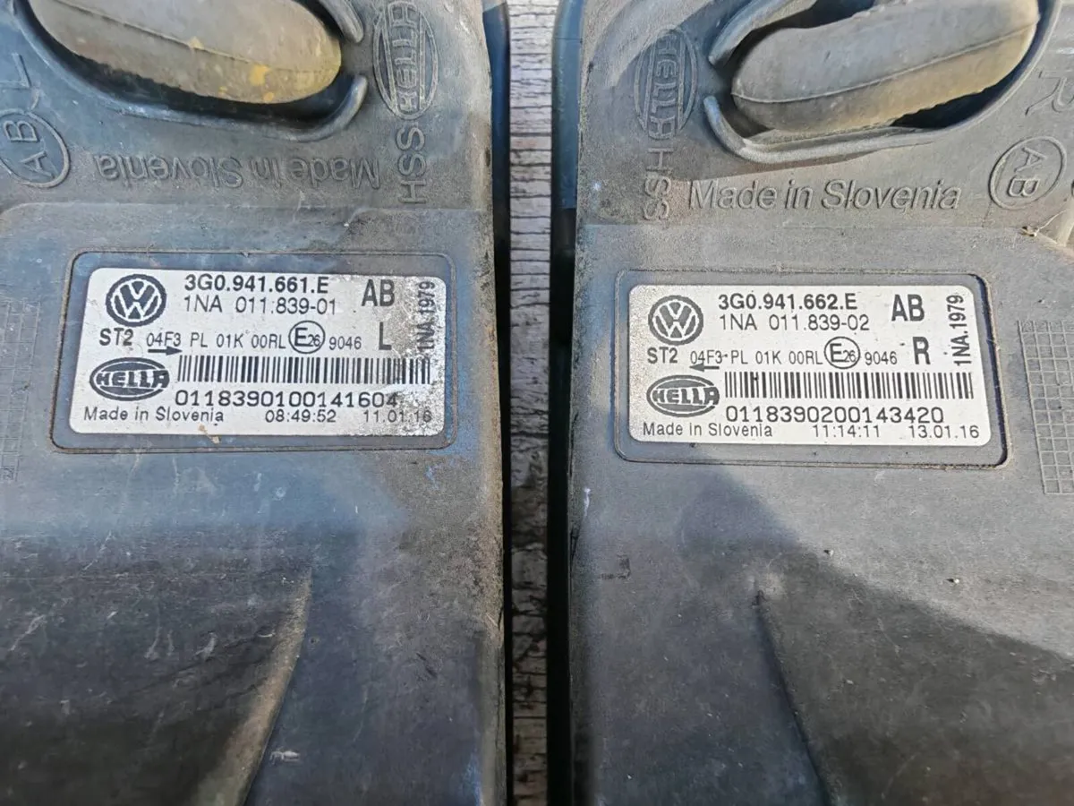 VW Passat B8 Right & Left Front Bumper Fog Lights - Image 3