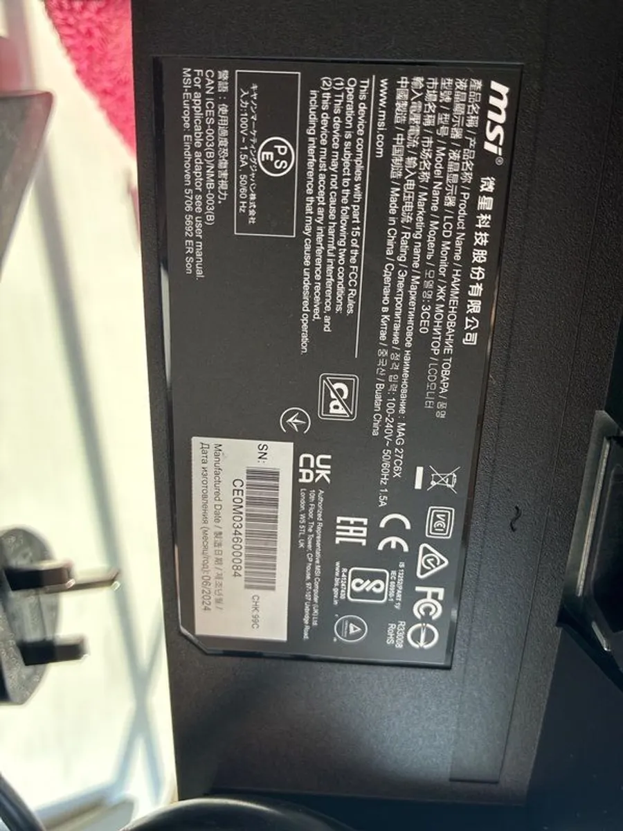 Msi Mag 27c6x 27 - Image 3