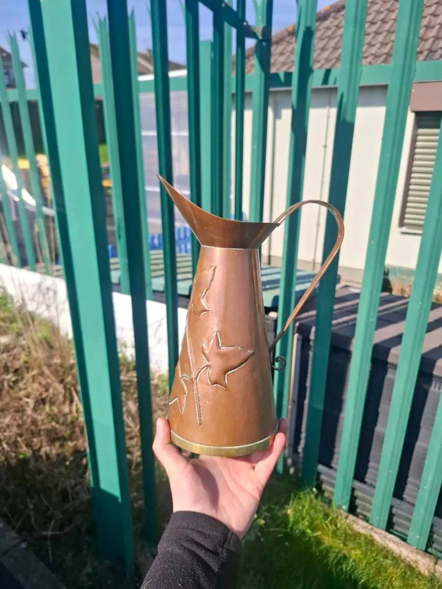 Copper jug pitcher - Image 1