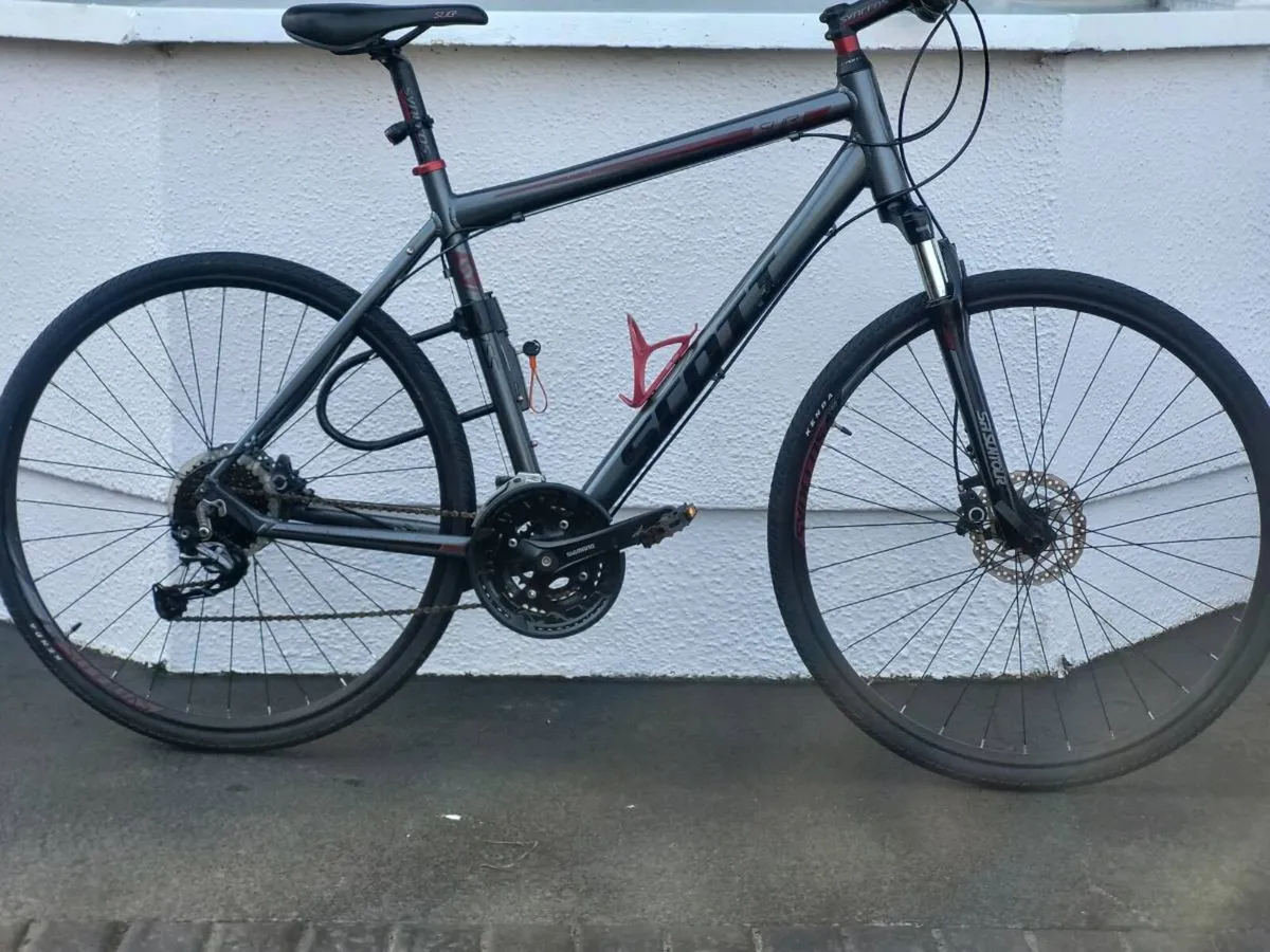 SCOTT CROSS HYBRID OIL BRAKES AND U LOCK..NO OFFER - Image 1