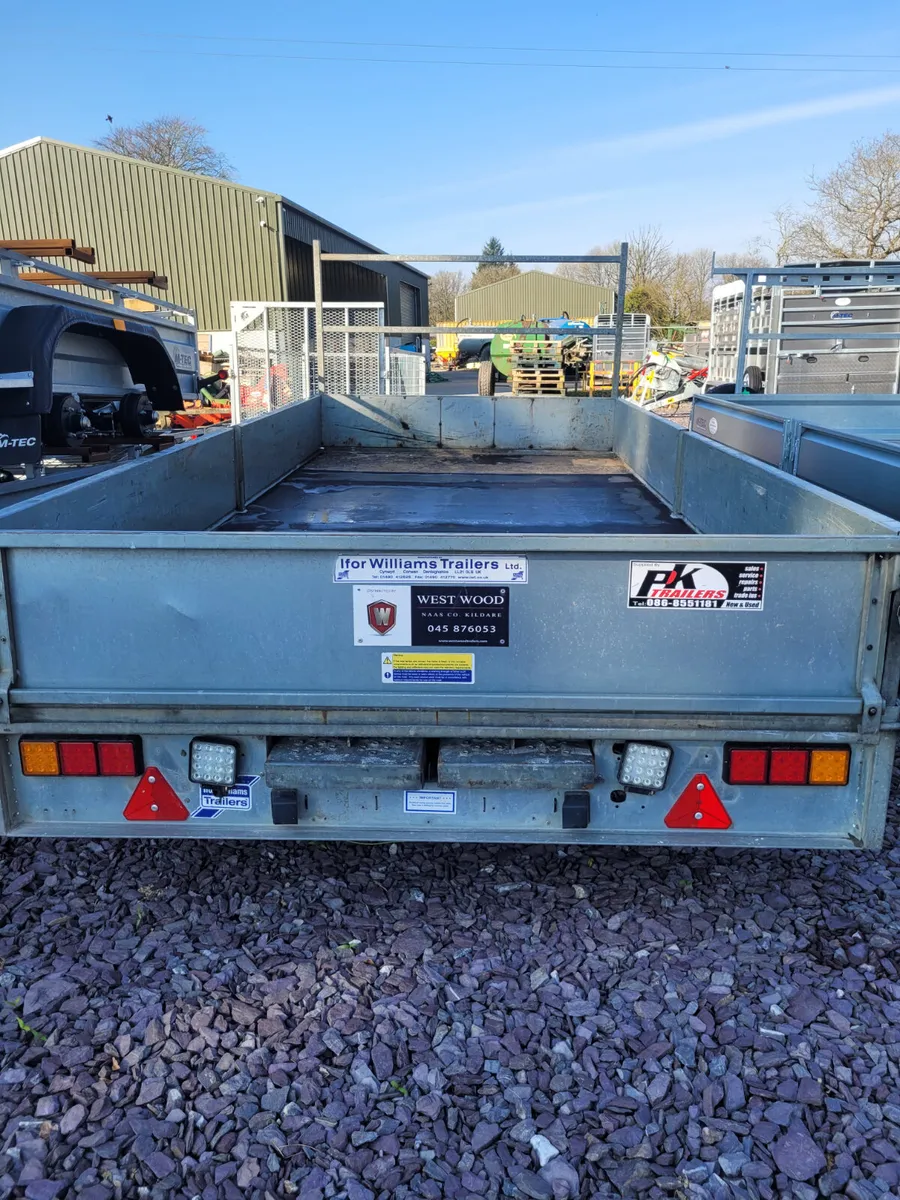 Ivor Williams 14ft tri axle flatbed trailer - Image 3