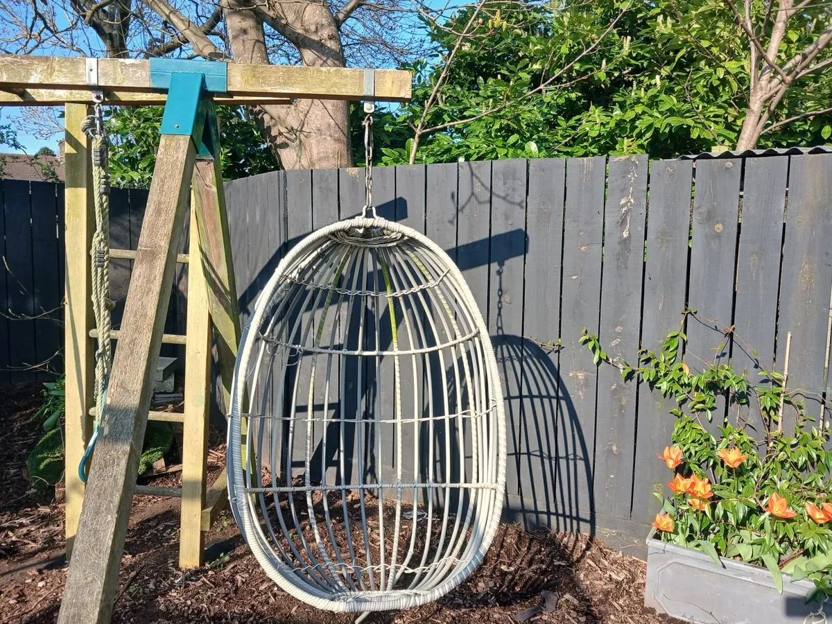 Outdoor Play Equipment. Swing, slide, climbing . - Image 2