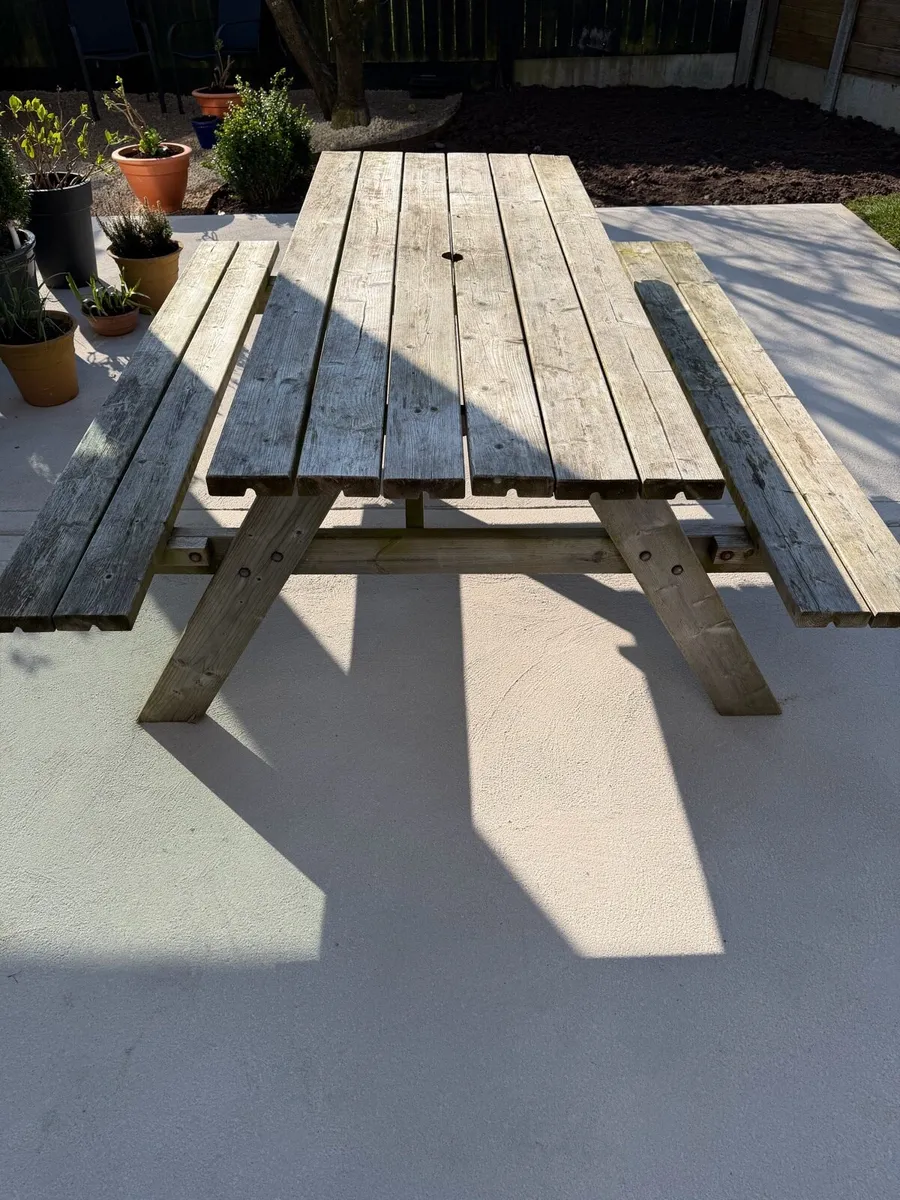 Garden Picnic Bench