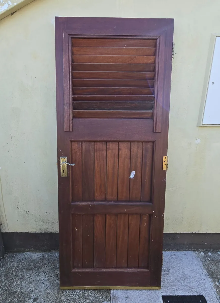 Vented External Hardwood Door