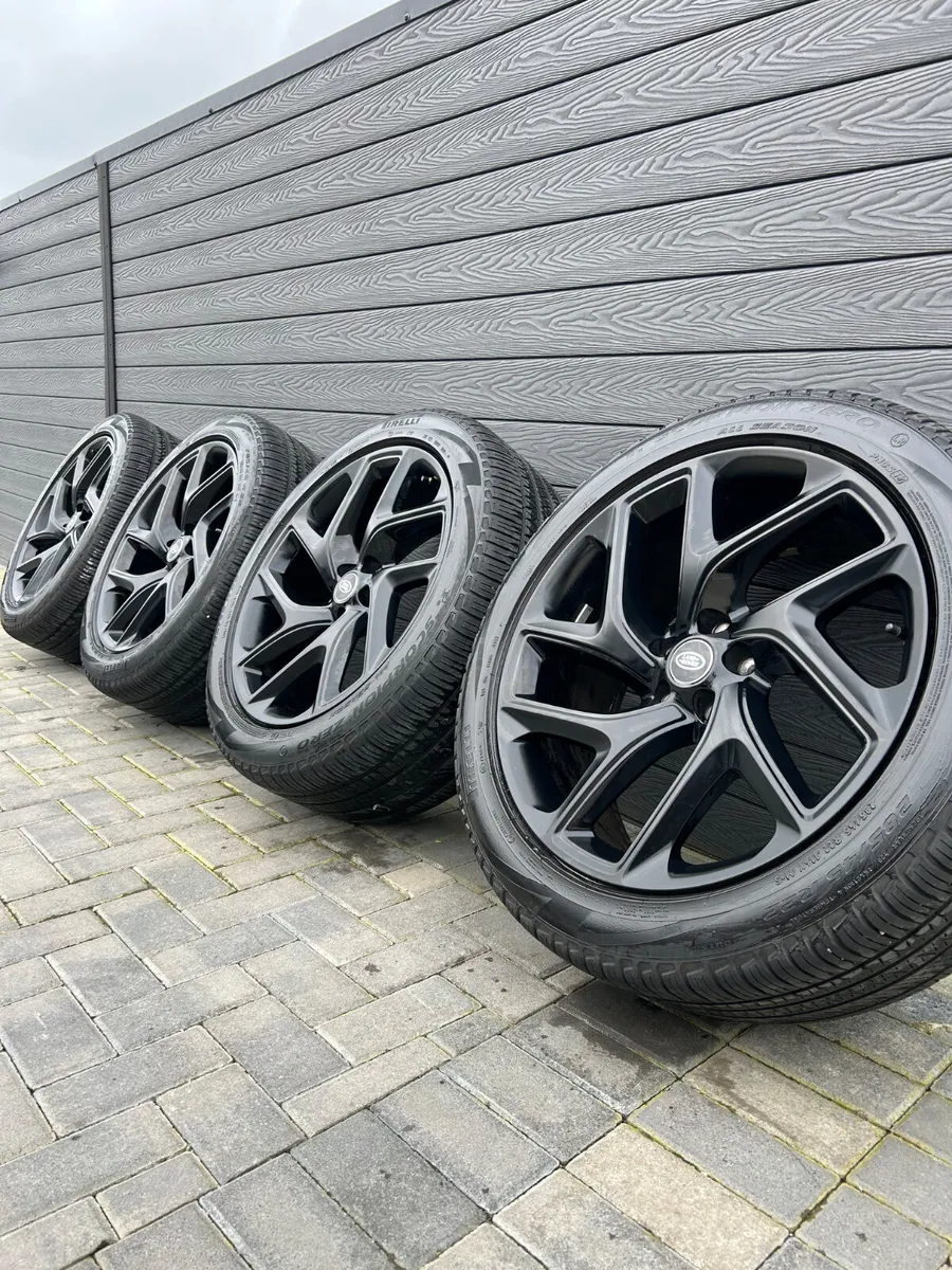 22” GENUINE RANGE ROVER SPORT ALLOY WHEELS & TYRES - Image 1