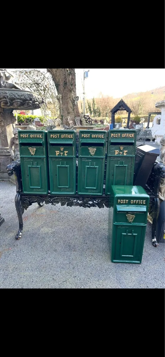 Irish post box building into wall - Image 1