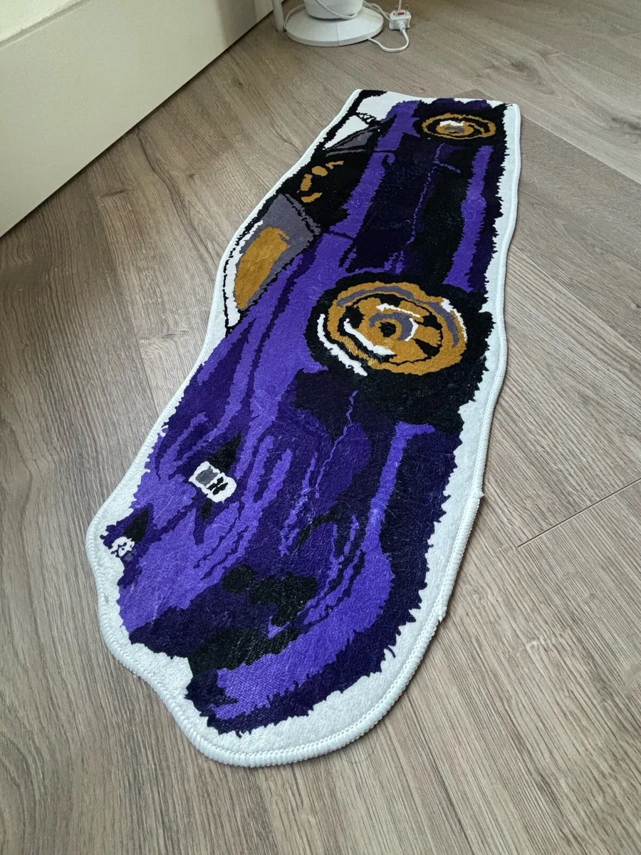 Drift Car Rug – Kids Bedroom / Cool Car Mat - Image 2