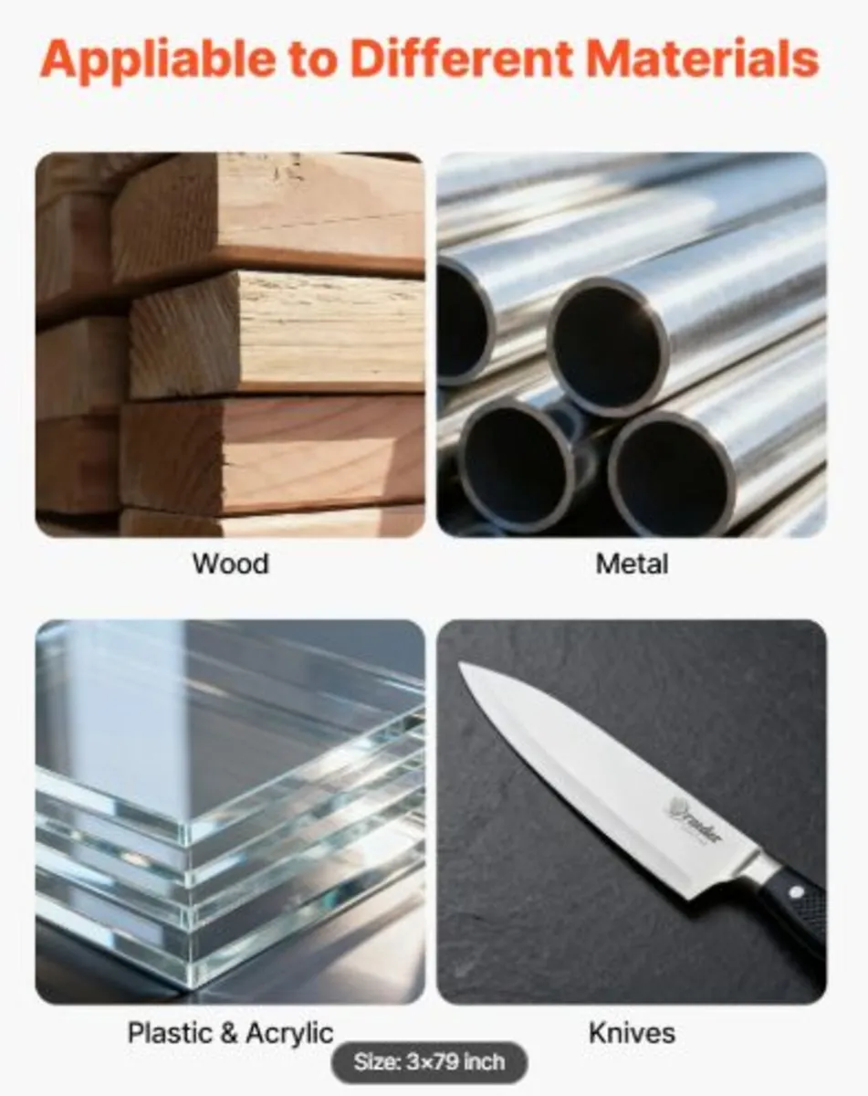 76mm x 2007 mm Belt Grinder Sander, 2100W 900RPM - Image 3