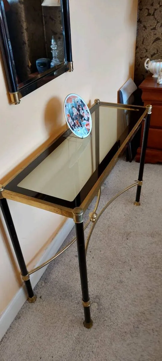 Console Table with matching  Mirror - Image 2