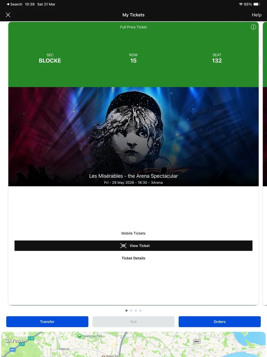 Les Miserables 4 Tickets EXCELLENT SEATS - Image 4