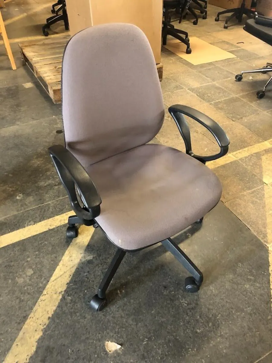 Preowned Office Chairs in Grey - £30+VAT each - Image 2
