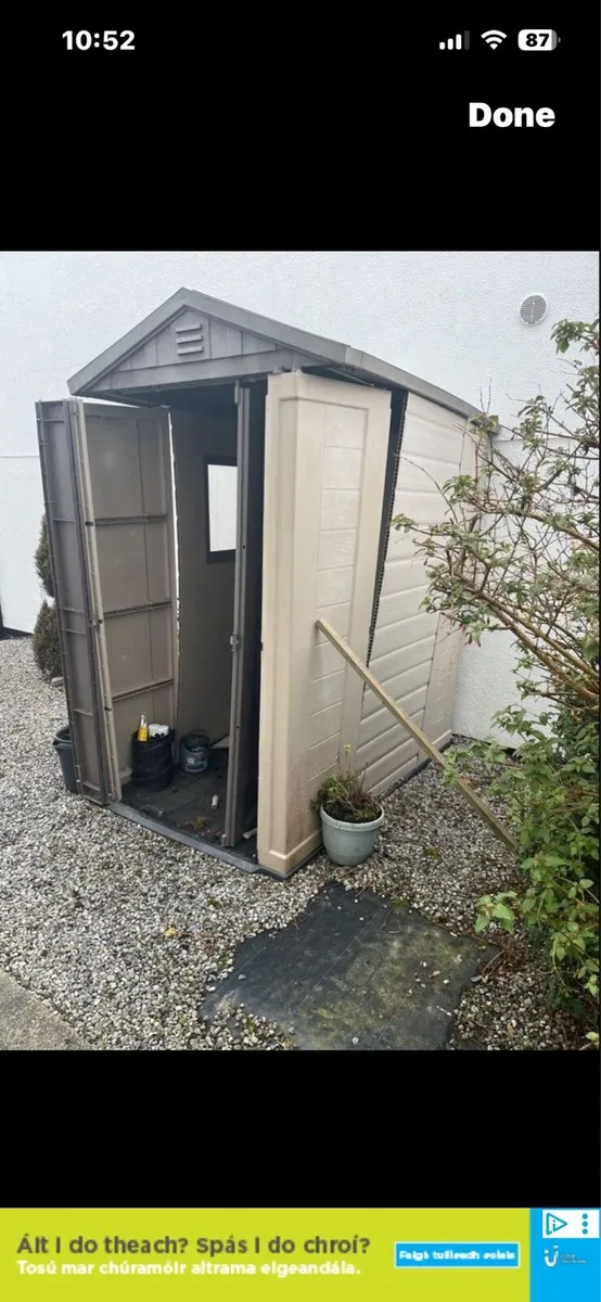 Keter Garden Shed 6x4 ft - Image 1