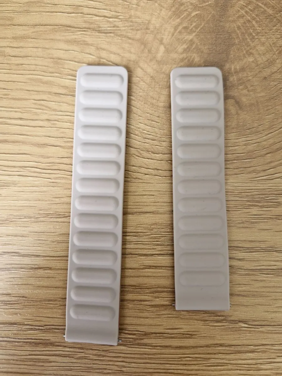 Silicone Magnetic watch Bracelet Strap 20mm - Image 3