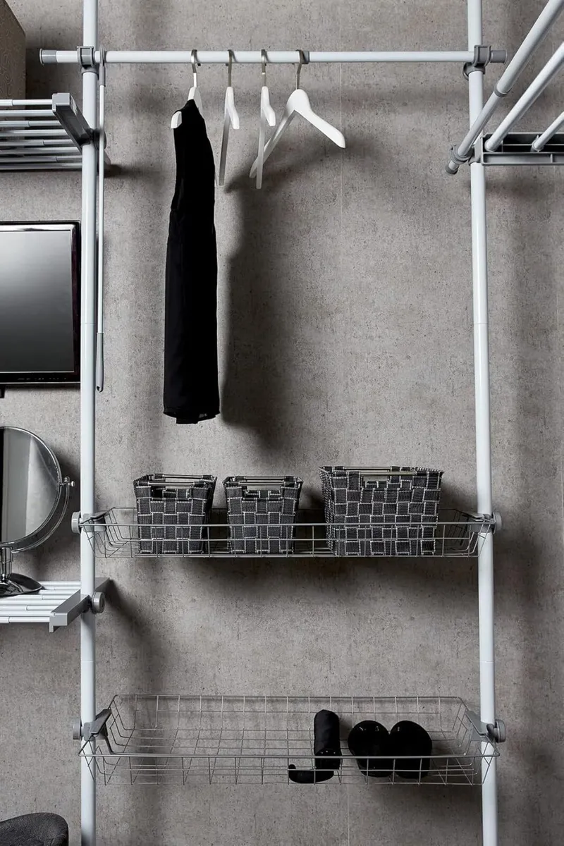 Telescopic clothes rack system Herkules Duo - - Image 2