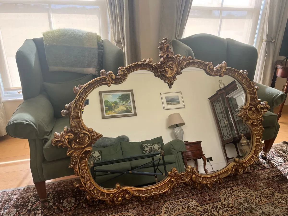Georgian Style Gilt Edged Mirror