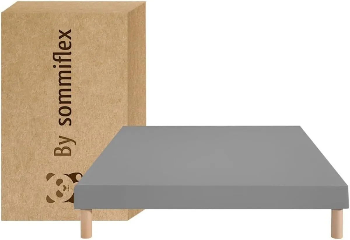 Upholstered Bed Base Brown 70 x 200 2 (140 cm) - Image 3