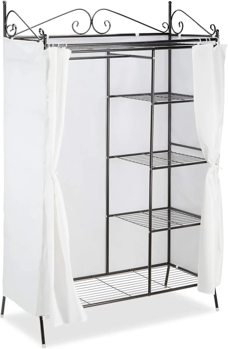 COUNTRY Metal Wardrobe 172 x 105 45 cm Cottage - Image 1