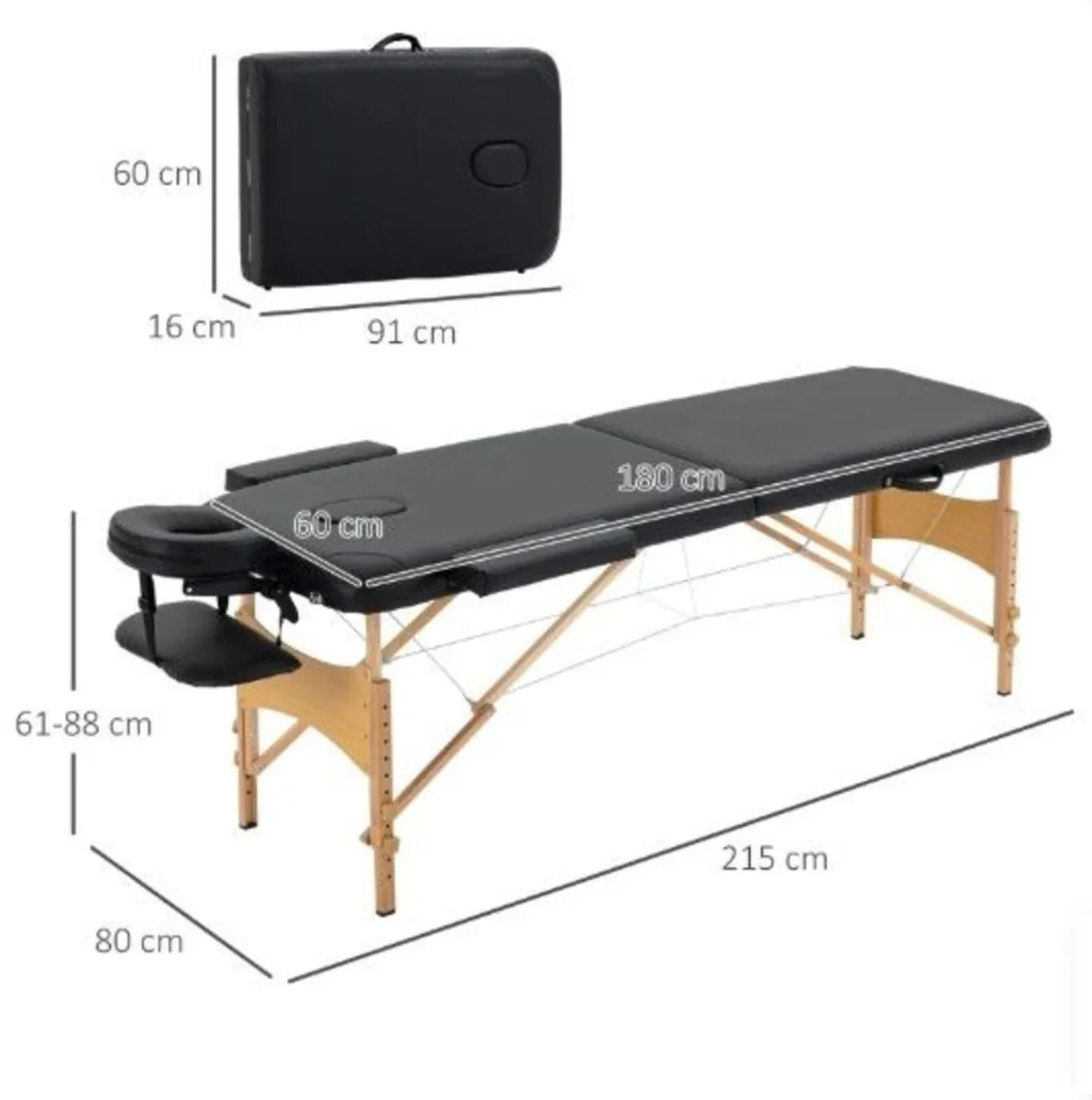 Portable Massage Bed, Spa Beauty Massage Table - Image 2